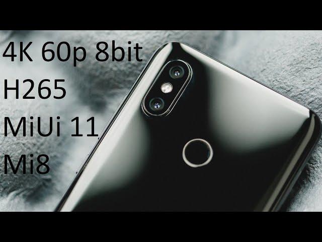 Видеотест Xiaomi Mi8 в 4K 60fps с обновлениями 2020