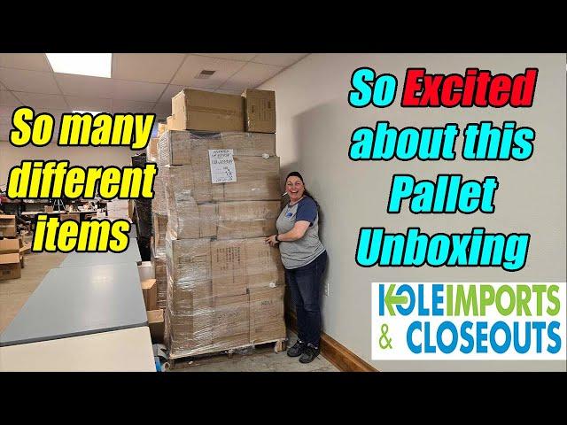 Unboxing A Pallet I am so EXCITED about.  This product is  Now available on Hookedonpickin.com