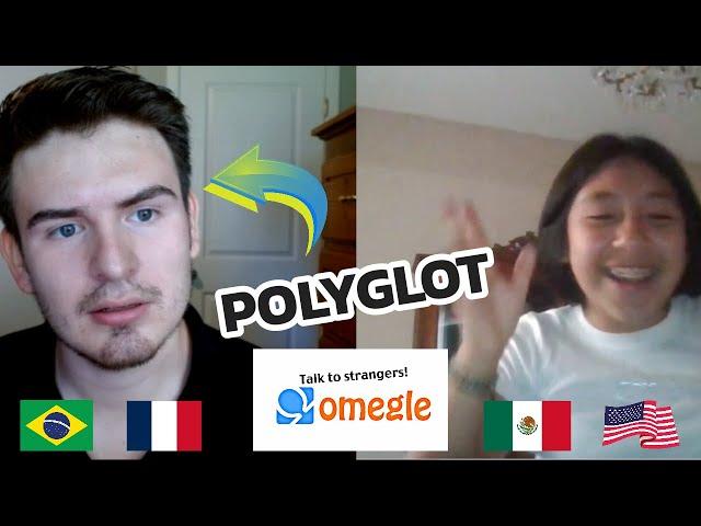 Polyglot on omegle claiming he's from various countries.