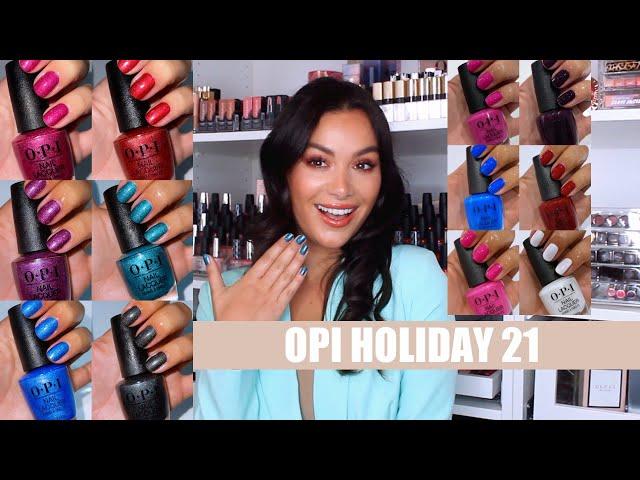 OPI CELEBRATION HOLIDAY 2021 COLLECTION - SWATCHES AND REVIEW | Beauty's Big Sister