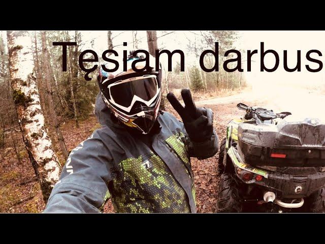 KAIMO VLOG#15 TĘSIAM DARBUS. Miško keliukai