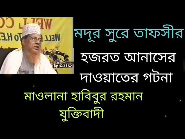 হজরত আনাসের দাওয়াতের গটনা | Maulana Habibur Rahman Juktibadi | Bangla Waz 2021 | Waj | Oaj