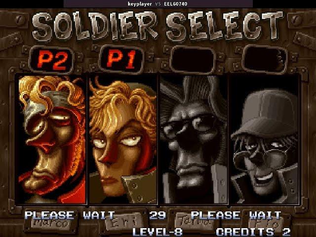 Metal Slug X Level-8 Team Play No Death Clear