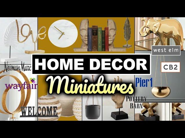 Home Decor Dupes in One Sixth Scale Miniatures DIY