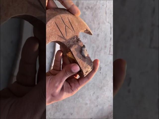 Rusty Axe Restored Into Beautiful axe #axe #restoration