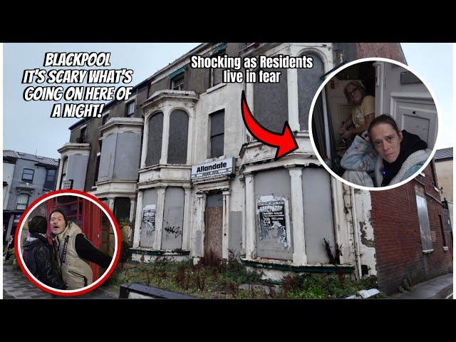 BLACKPOOL at NIGHT ~ MACHETE ATTACKS have residents terrified.