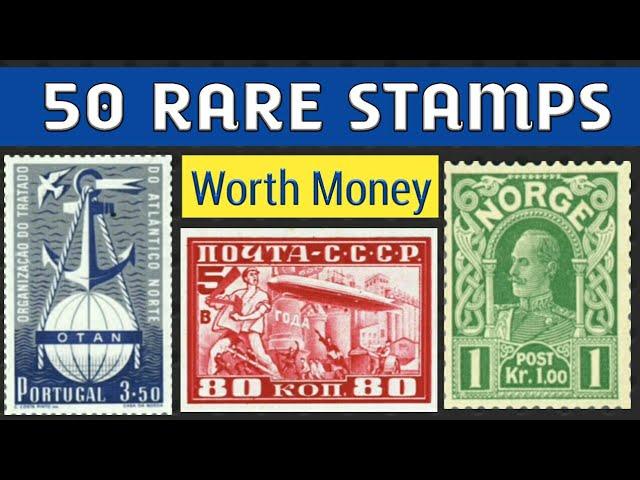 Most Expensive Stamps In The World Wanted By Collectors | 50 Top Rare Stamp Collection