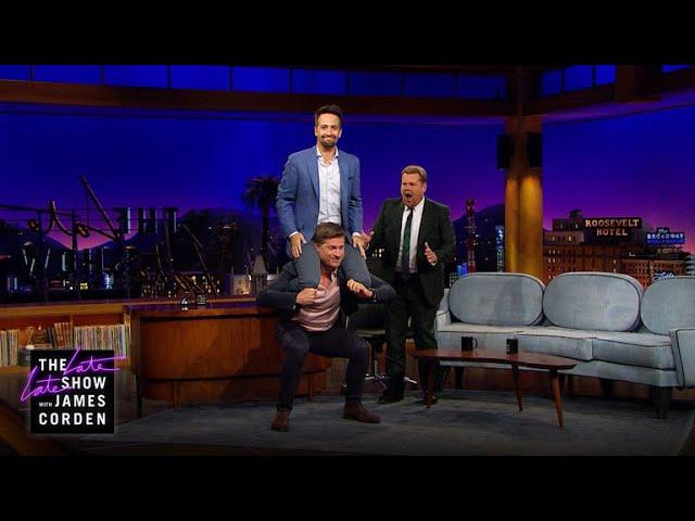 Nikolaj Coster-Waldau Demonstrates Prison Workouts to Lin-Manuel Miranda