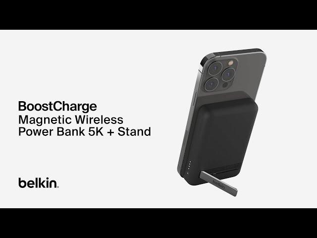 Belkin BoostCharge Magnetic Wireless Power Bank 5K + Stand