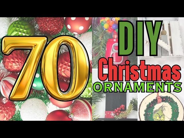 70 UNBELIEVABLE Dollar Tree Christmas Ornaments You MUST Make Today