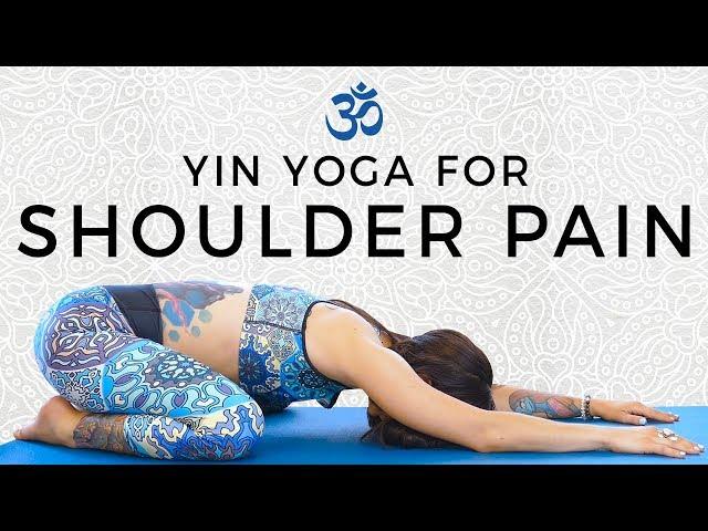 Yin Yoga for Neck & Back Pain Relief, Tense Shoulders, Gentle Beginners Yoga Stretch, YogaPlus App