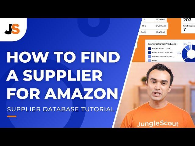 Sourcing for Amazon FBA | How to Use Jungle Scout - Supplier Database | 2023 Tutorial