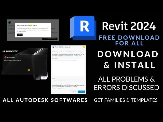 Download All Autodesk Software - Revit - AutoCAD - Legit method - No Crack - Anyone can download