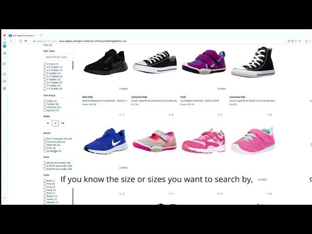 How to Shop Single and Different Size Shoes on Zappos Adaptive