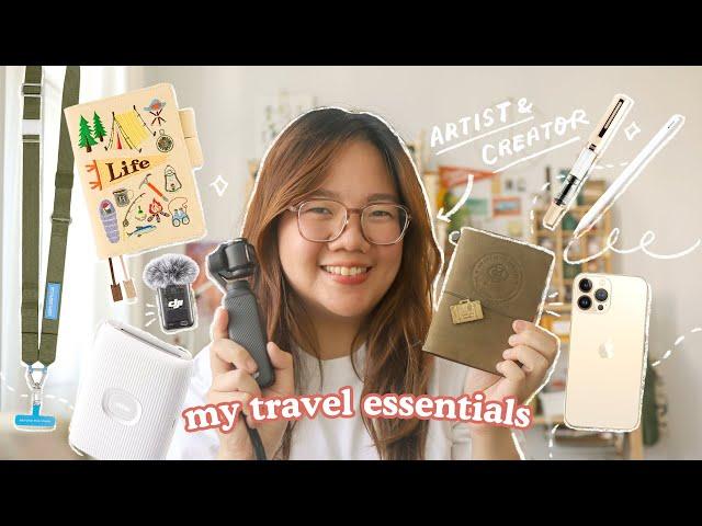 My Travel Essentials (as an artist and creator) | Abbey Sy