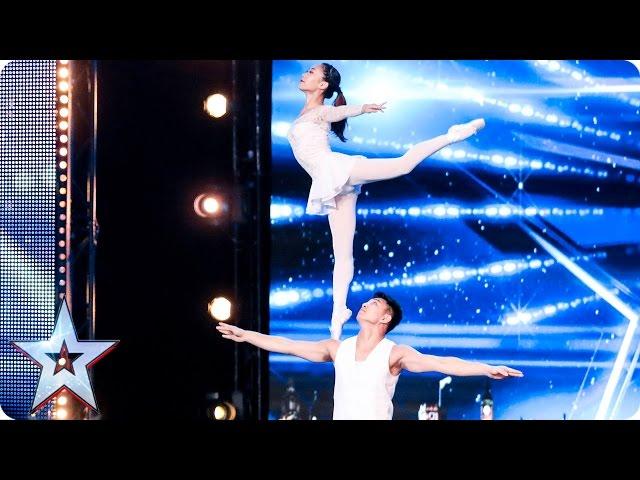 Gao Lin & Liu Xin stun with their elegant acrobatics | Auditions Week 2 | Britain’s Got Talent 2017