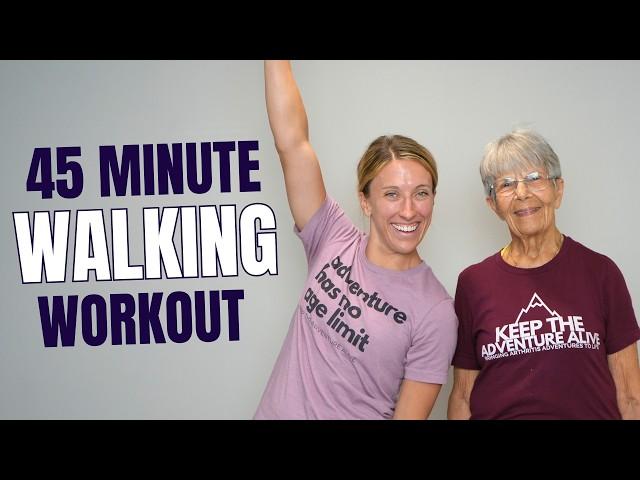 45-Minute Walking Workout for INCREASED Strength & Stability!