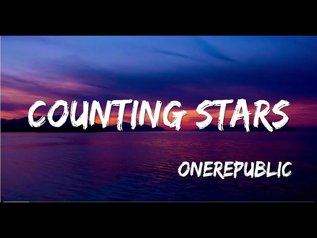 OneRepublic - Counting Stars (Lyrics)