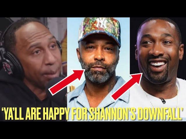 Stephen A Smith CALLS OUT Joe Budden, Gilbert Arenas & Black Media For CLOWNING Shannon Sharpe