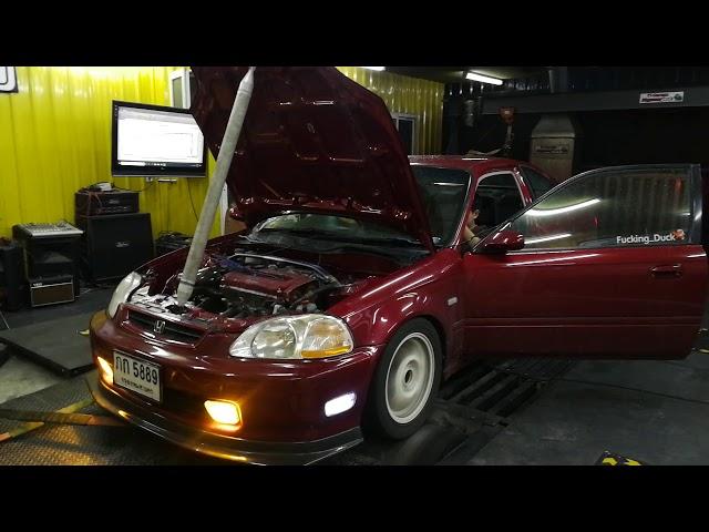 Vtec dohc b16+b20 dyno test 210hp