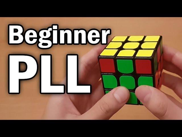 Rubik's Cube: Easy 2-Look PLL Tutorial (Beginner CFOP)