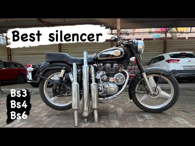 Best silencer for bullet || Royal Enfield || Bs3/Bs4/Bs6 || sound 