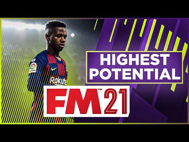 Highest Wonderkid Potential Ranges in FM21 | 7 YEARS IN THE FUTURE |