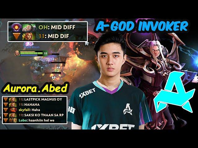 Aurora.Abed Invoker Midlane vs Boom.Fbz Visage OFFLANE Dota 2 SERVER SEA PUB Gameplay