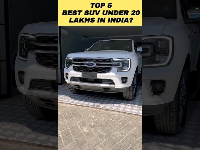 Top 5 Best Suv Cars In India 2024 #shorts #cars : Best Suv Under 20 Lakhs In India #wheelswonder