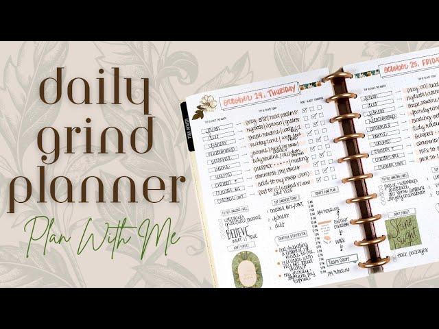 Plan With Me| How I Use My Daily Grind Planner To Be The Woman Of My Dreams