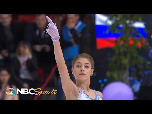 Kostornaia leads after terrific short program in Grenoble | NBC Sports