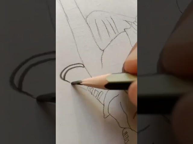 awesome sketch of photographer #kyalogetumsong  #viral #creative art #shorts