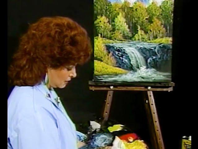 Mountain Waterfall - Learn How To Paint Landscapes In Oils With Diane Andre