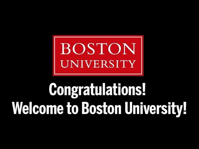 Welcome to Boston University, International Students!