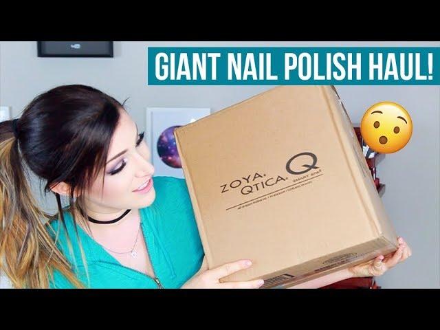 GIANT Nail Polish + Nail Care Haul (Zoya Unboxing) || KELLI MARISSA