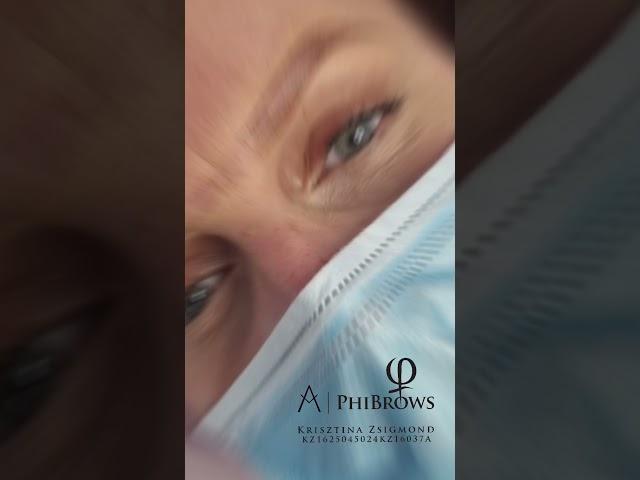 Phibrows Augenbrauen Härchenzeichnung Microblading