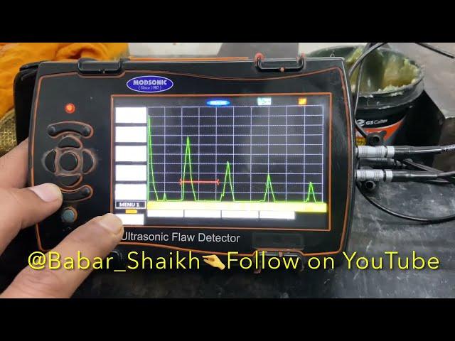 Normal T-R Probe Arjun30 Calibration #UT #Arjun30 ॥Full Setup #asnt #ndt #training @Babar_Shaikh