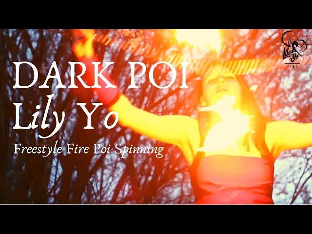  Fire POI SPINNING - Lily Yo Freestyle