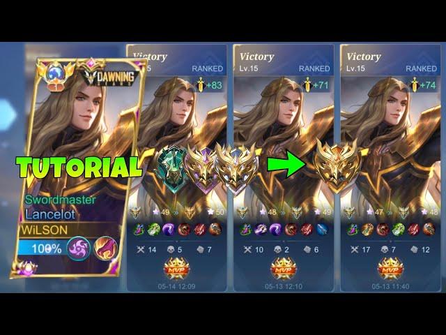 LANCELOT BEST GUIDE TO CARRY YOUR TEAMMATES & RANK UP FASTER IN SOLO RANK!! - MLBB