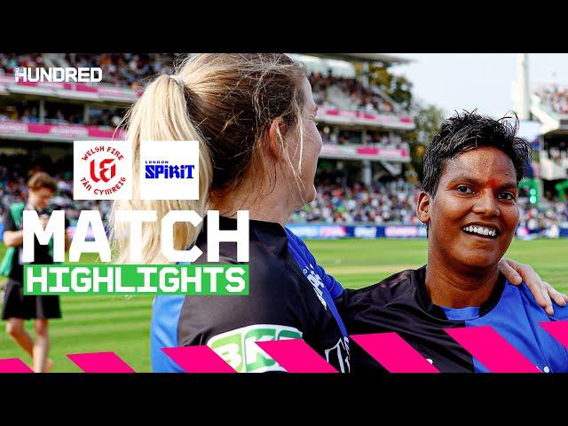 Deepti and Ismail DUEL in THRILLING FINAL  | Welsh Fire vs  London Spirit Highlights