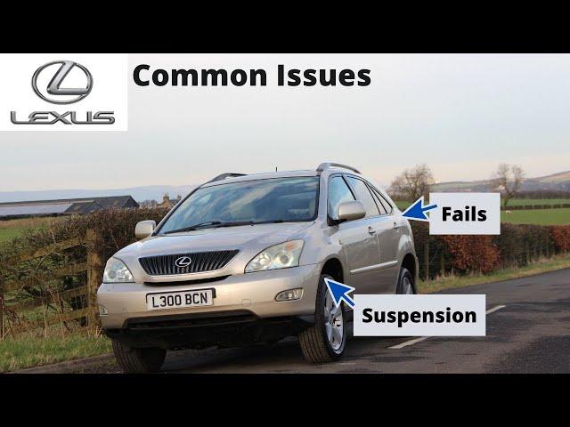 Lexus RX300/ RX 330 common issues