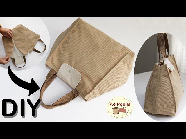 Easy & Cute! Tote Bag in 8 minutes