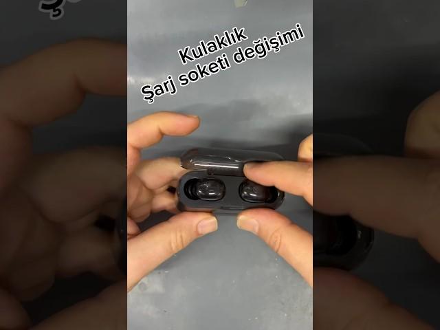 Kulaklık şarj soketi. #shortvideo #video #youtubeshorts #keşfet #reels #youtube #repair #youtubevide
