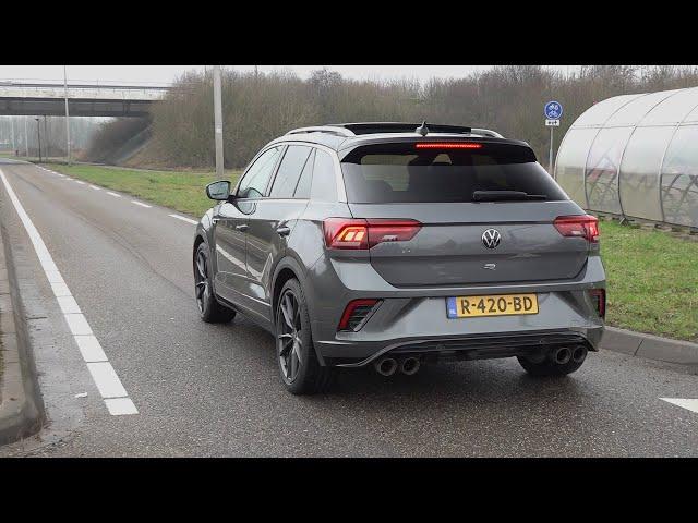 300HP Volkswagen T-Roc R with Akrapovic Exhaust! Launch Control & Accelerations!