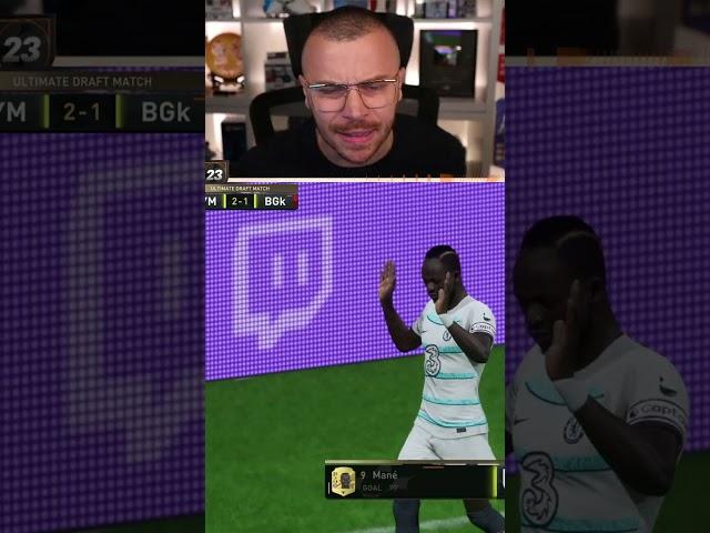 I'm GONNA break my monitor! Shocking FIFA 23 Game #shorts #fifa23