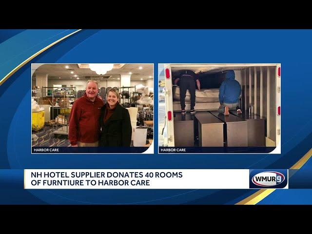 New Hampshire hotel supplier donates 40 rooms of furniture to Harbor Care