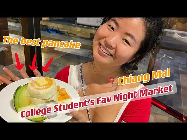 Vlog｜Trying Thai Street Food in Chiangmai Night Market - Is it good?