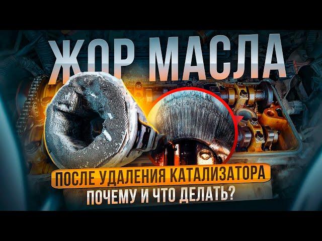 Как устранить жор масла после удаления катализатора 100% способ