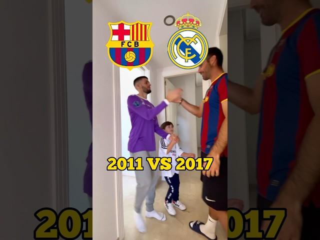 FC Barcelona 2011 vs Real Madrid 2017 #realmadridvsbarcelona #ronaldovsmessi #realmadrid2017 #futbol