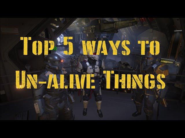 S2E5 - Top 5 ways to Un-alive things in Helldivers 2